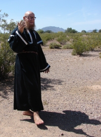 Mike The
Minister Preaching